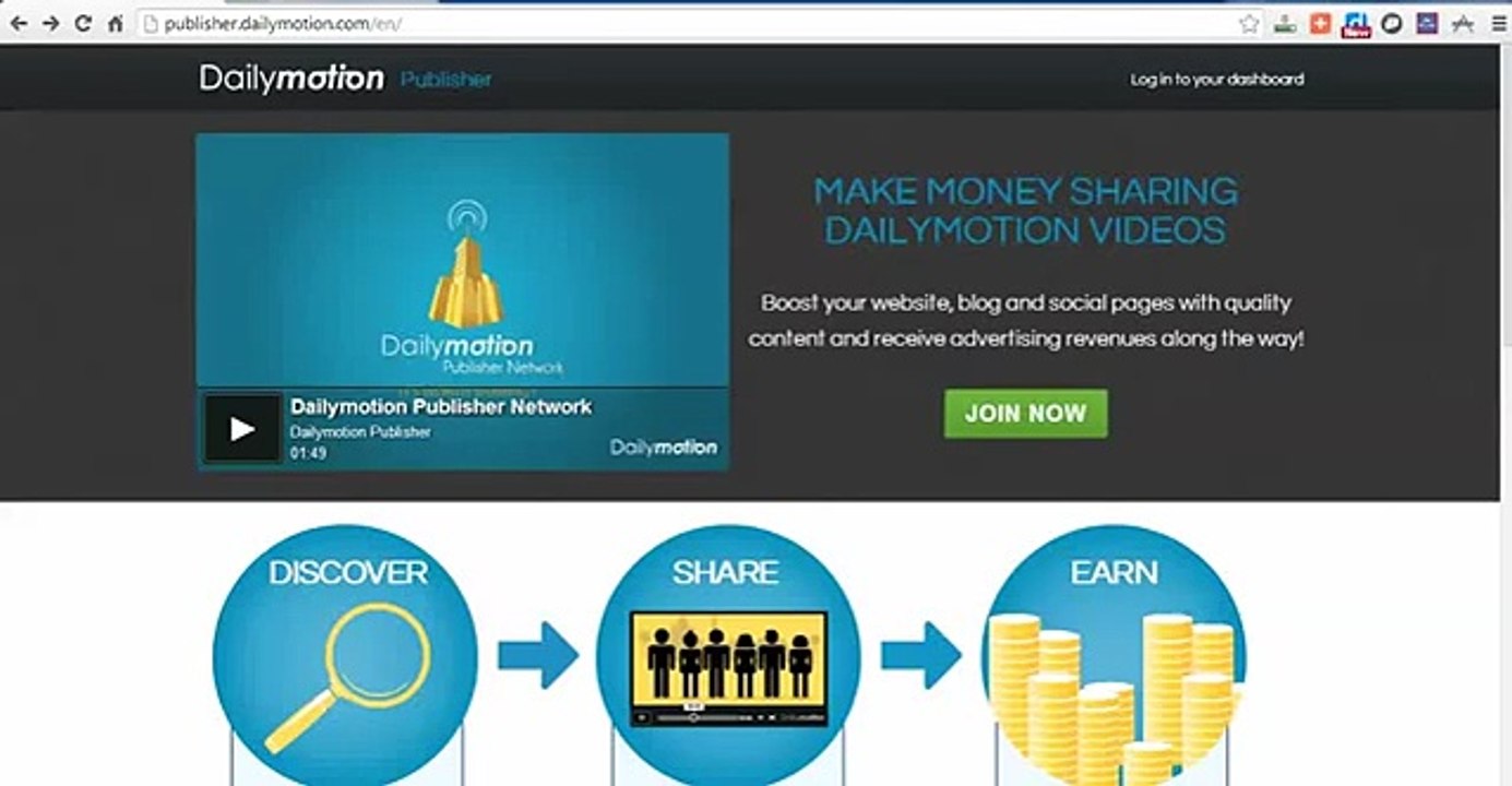 شرح الاشتراك كناشر في موقع دايلي موشن   فيديو Dailymotion