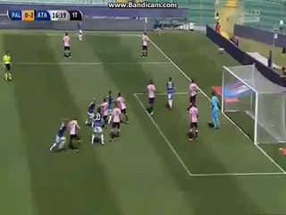 Sinisa Andelkovic Own Goal Palermo 0 - 2 Atalanta | Serie A 2015