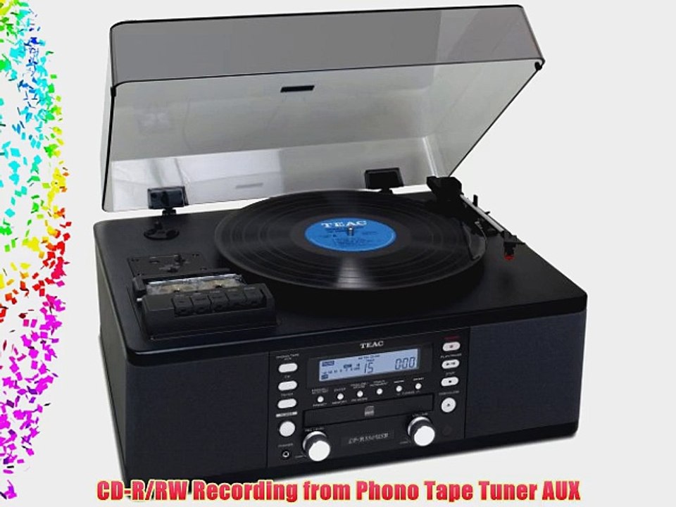 Teac LP-R550USB CD Recorder with Cassette Turntable