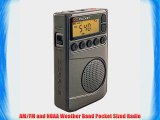 C Crane CC Pocket AM FM and NOAA Weather Radio with Clock and Sleep Timer