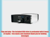Grace Digital Message and Music on Hold USB Digital MP3 Player Silver (GDI-USBM10)