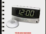 Sonic Alert SBR350ss Sonic Boom Vibrating Alarm Clock with AM/FM Radio