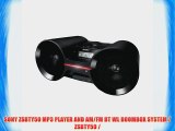 SONY ZSBTY50 MP3 PLAYER AND AM/FM BT WL BOOMBOX SYSTEM / ZSBTY50 /