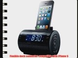 Sony Ipod/Iphone Dock Clock Radio Compatible With iPhone 5 iPod touch 5th generation iPod Nano