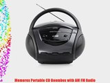 Memorex Portable CD Boombox with AM FM Radio