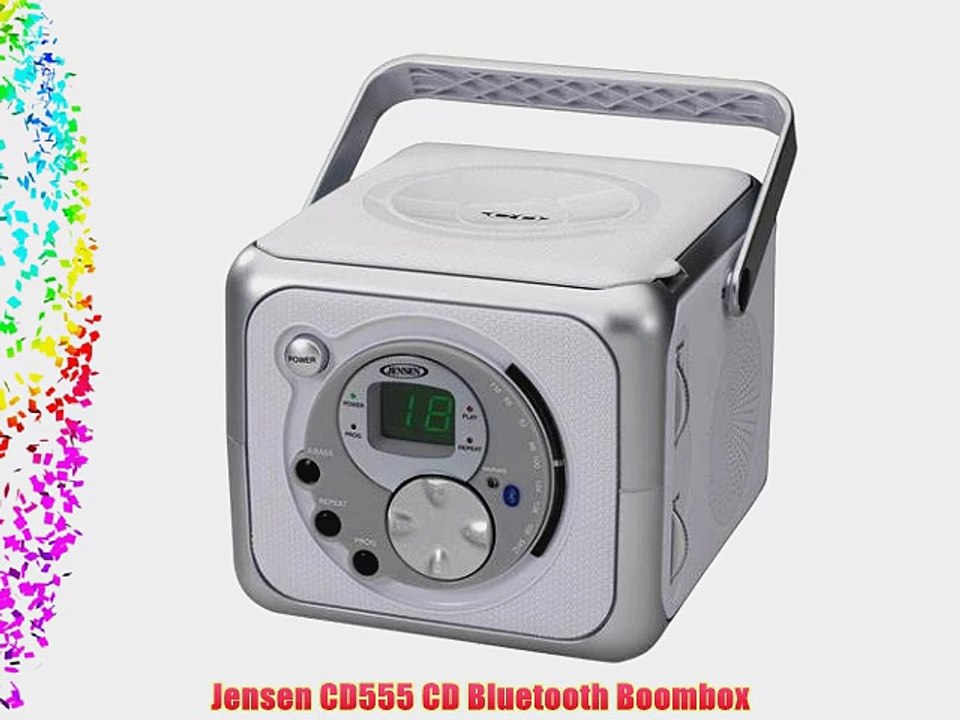 Jensen CD555 CD Bluetooth Boombox - video Dailymotion