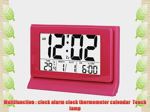 Hense 8 Creative Ultra big LCD Screen Intelligent backlight activated Sensor Bedside Digital