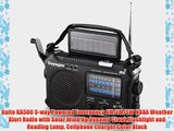 Kaito KA500 5-way Powered Emergency AM/FM/SW NOAA Weather Alert Radio with SolarWind UpDynamo
