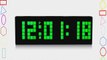 Digital Large Big Number Jumbo LED snooze wall desk Alarm clock count down timer with calendar