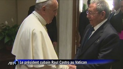 Raul Castro au Vatican pour remercier le pape François