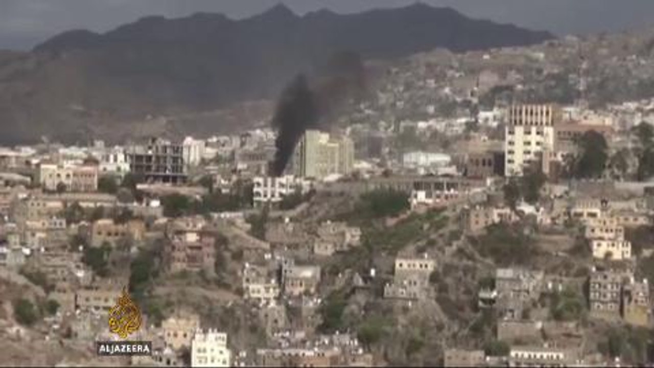 Coalition targets Yemen capital's airport as ceasefire looms