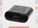 Sylvania Bluetooth Clock Radio Dual Alarm with USB Charging