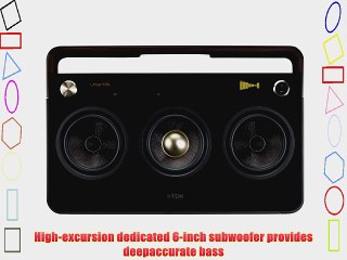 TDK Life on Record 77000015360 3-Speaker Boombox Audio System