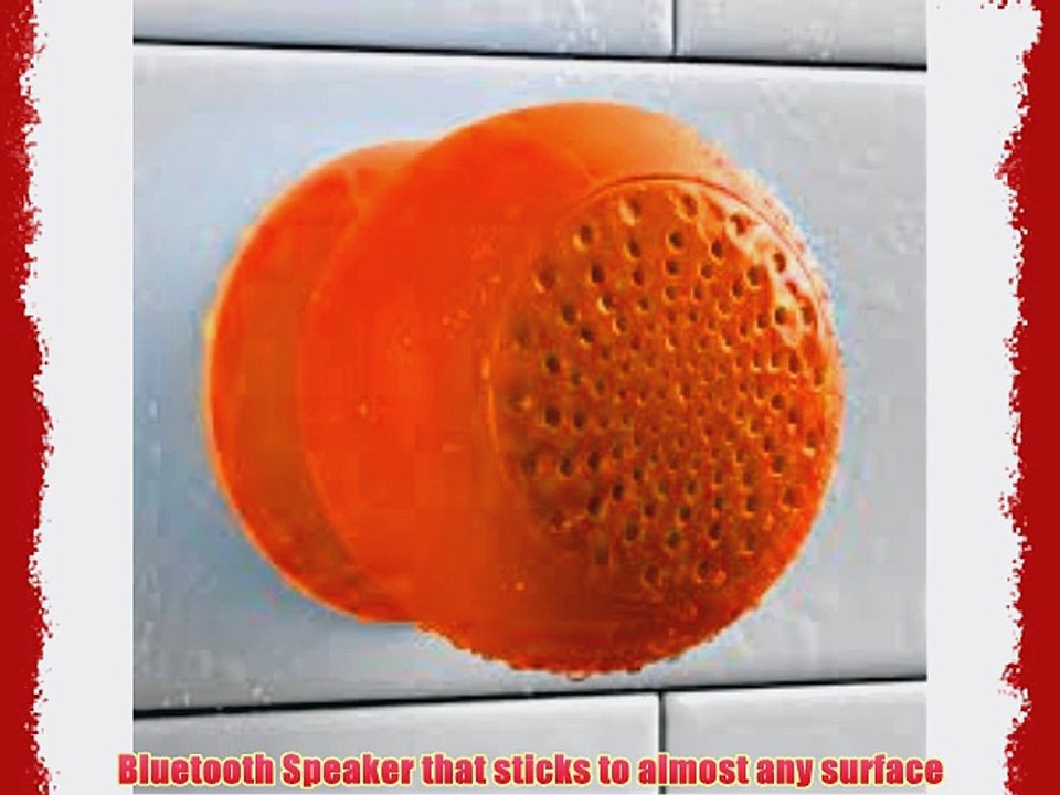 Squish Portable Bluetooth Speaker - Orange