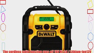 Factory-Reconditioned Dewalt DCR018R 12V-20V MAX Compact Worksite Radio