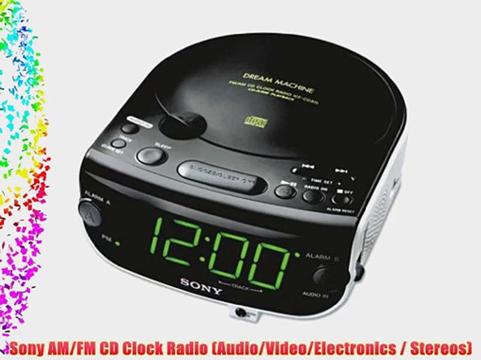 Sony AM/FM CD Clock Radio (Audio/Video/Electronics / Stereos)