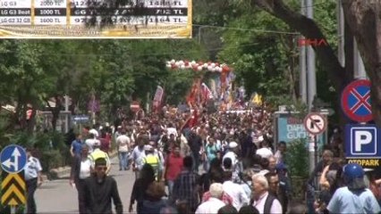 Soma-1- Madenci Aileleri Soma'da Miting Yaptı