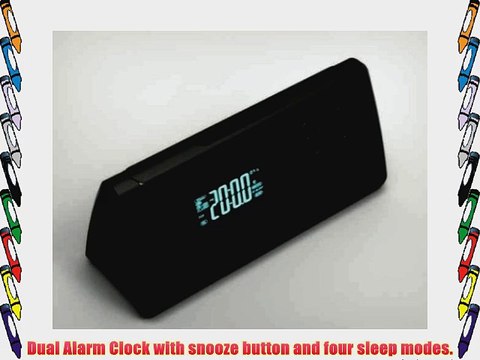 Rio ACM-100 Alarm Clock / MP3 Music Player Radio with USB Charging for Smartphones