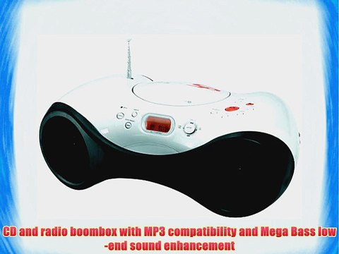 Sony ZS-X3CP S2 Sports CD/Radio Boombox (White)