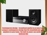 Sony Micro Hi-fi Shelf System with Single Disc Cd Player Bluetooth USB Input 2-Way Bass Reflex