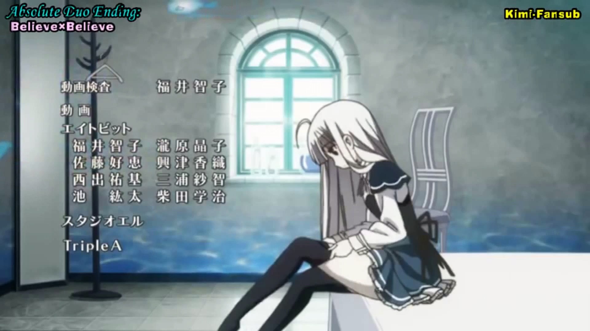 Absolute Duo アブソリュート デュオ Ending Ed Believe Believe 1 Video Dailymotion