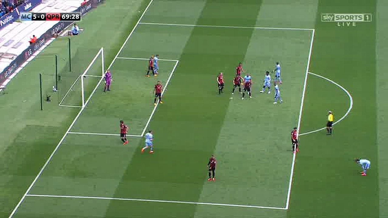 James Milner Goal!!! Manchester City 5-0 QPR  ~ [Premier League] - 10.05.2015