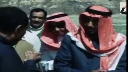 الرئيس السادات والملك خالد في رحلة صيد الصقور فيديو نادر عام 1976