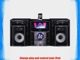 Sony 3 Disc Cd Changer 420 Watts Mini Shelf System with Built in Ipod Dock 7 LCD Display Screen