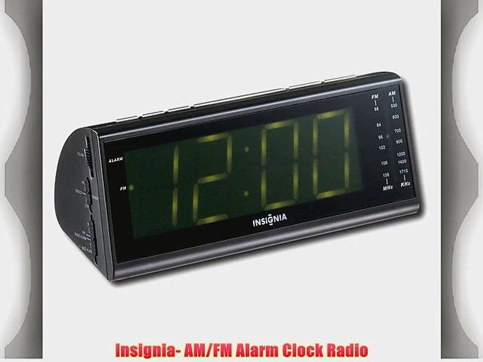 insignia alarm clock