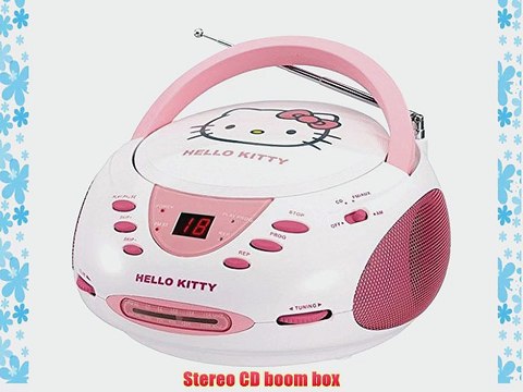 HELLO KITTY KT2024A Stereo AM/FM/CD Boom Box