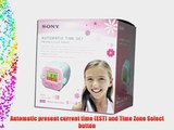 Sony ICF-C180 FM/AM Clock Radio with Automatic Time Set (Pink)