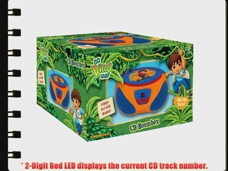 Go Diego Go! CD Programmable Boombox 2-Digit Red LED Display