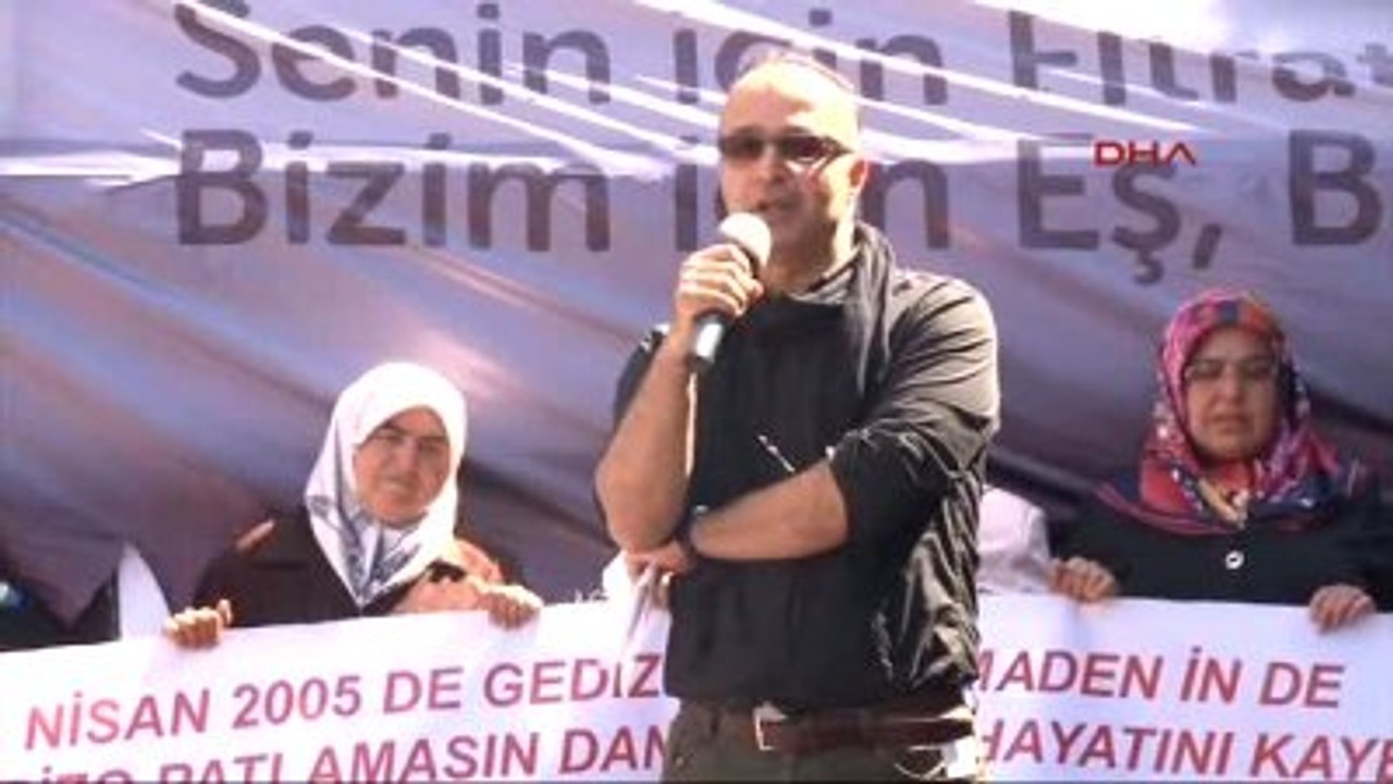Soma-7- Madenci Aileleri Soma'da Miting Yaptı