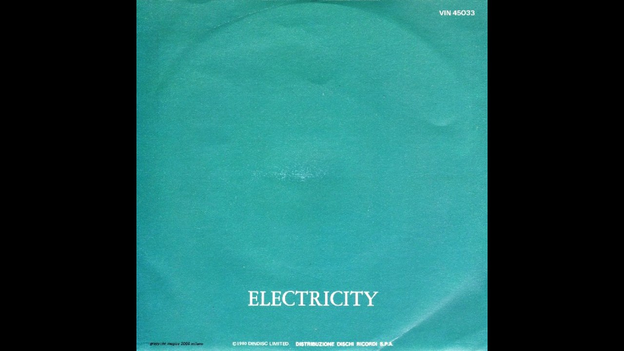 Orchestral Manoeuvres in the Dark - Electricity [1980] - 45 rpm
