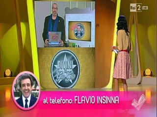 Intervento telefonico di Flavio Insinna a "Detto Fatto"-23/03/2015