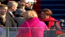 Obamas daughters arrive  inauguration