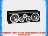 Infinity Primus Three-way dual 5-1/4-Inch Speaker (Each Center-Channel Black)