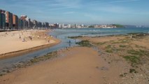 PAISAJE: Playa de San Lorenzo de Gijón, Asturias 10 Mayo