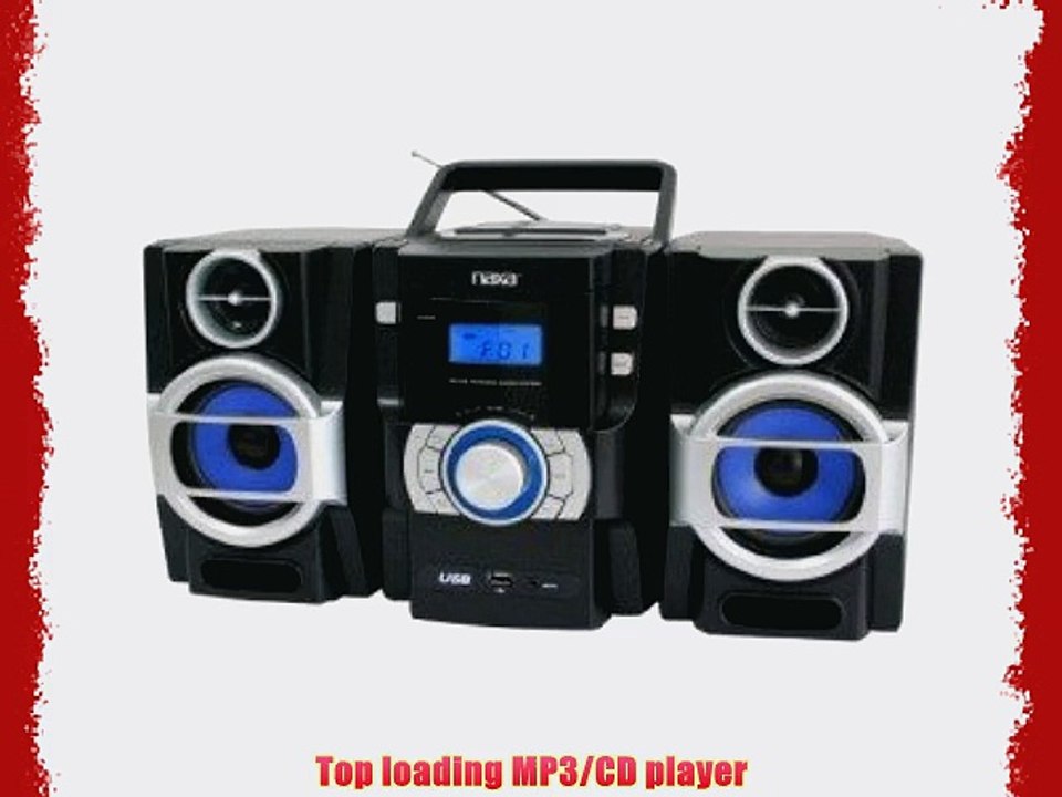 NAXA Electronics Portable MP3/CD Player with PLL FM Radio