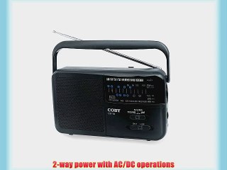 COBY CX-18 AM/FM Radio with TV and Weather Bands