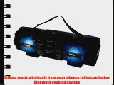 NAXA Electronics MP3/CD Bass Reflex Boombox and PA System with Bluetooth