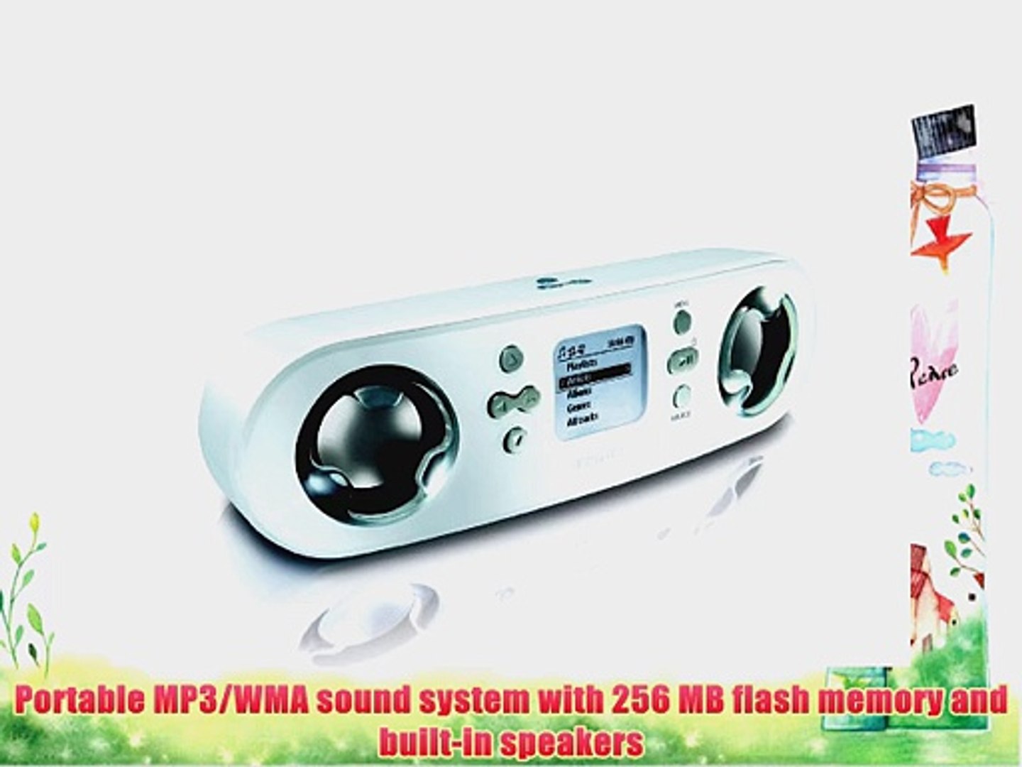 Refurbished Philips PSS110 ShoqBox 256 MB Personal MP3 Sound System - video  Dailymotion