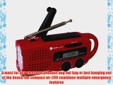 Ambient Weather WR-299 Compact Emergency Solar Hand Crank Weather Alert Radio