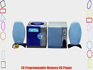 Curtis RCD621 CD Micro Tower Music System with Speakers SubWoofer and Remote