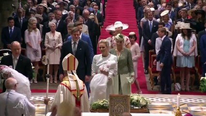 Baptême princier pour les jumeaux de Monaco