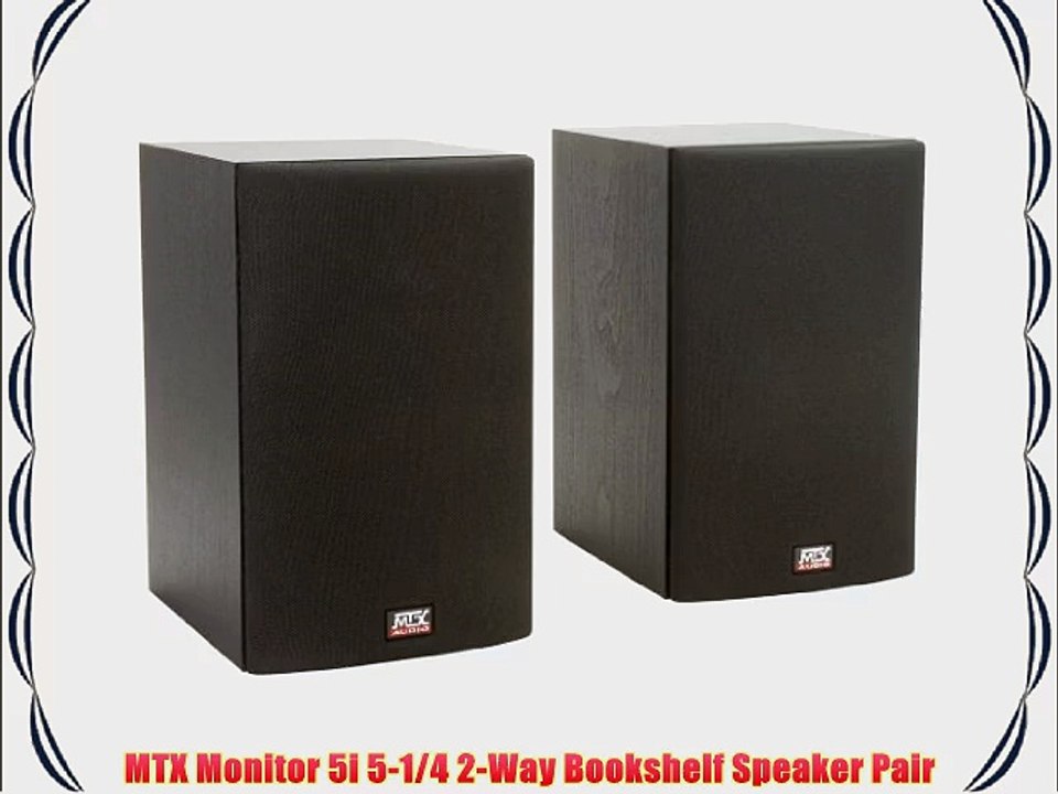 MTX Monitor 5i 5-1/4 2-Way Bookshelf Speaker Pair
