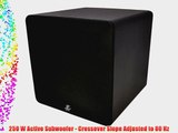 Pyle Home PDSB15A 15-Inch 250-Watt Active Powered Subwoofer for Home Theater