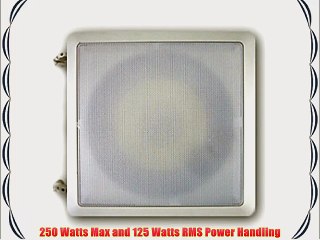 Acoustic Audio HDS8 8-Inch In Wall Kevlar Subwoofer (White)