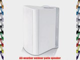 OSD Audio BTP-650 White 6.5-inch Bluetooth Indoor or Outdoor 30-Watt Patio Speaker Pair