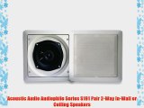 Acoustic Audio S191-2PKG (2) 200 Watt In-Wall/Ceiling Home Speakers